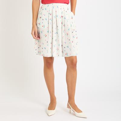 Reiss Yellow Cleo Cross Over Mini Skirt - BrandAlley